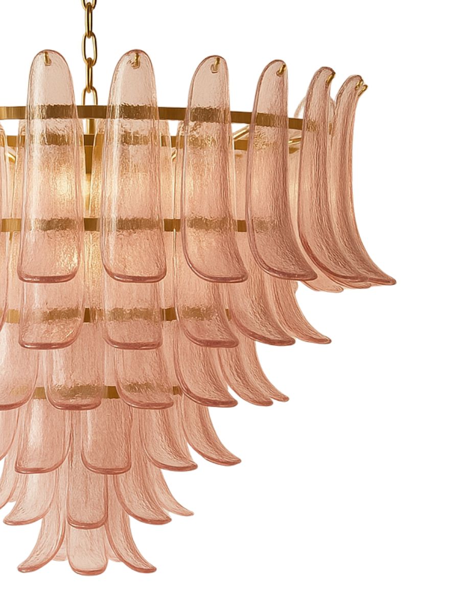 Pink Verde Aura Chandelier