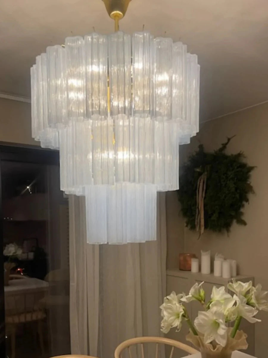 Opale Luce 3-layer Chandelier