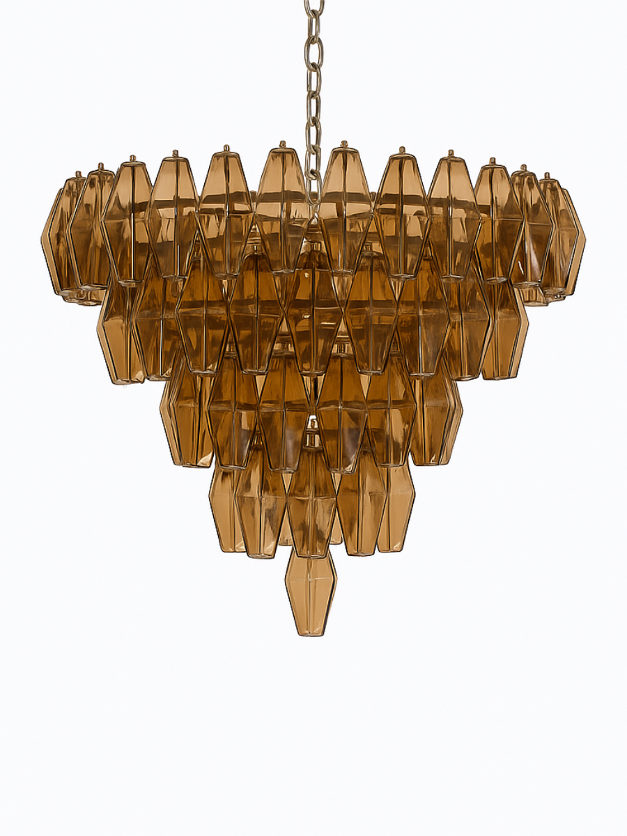 Brown Fiorella Chandelier