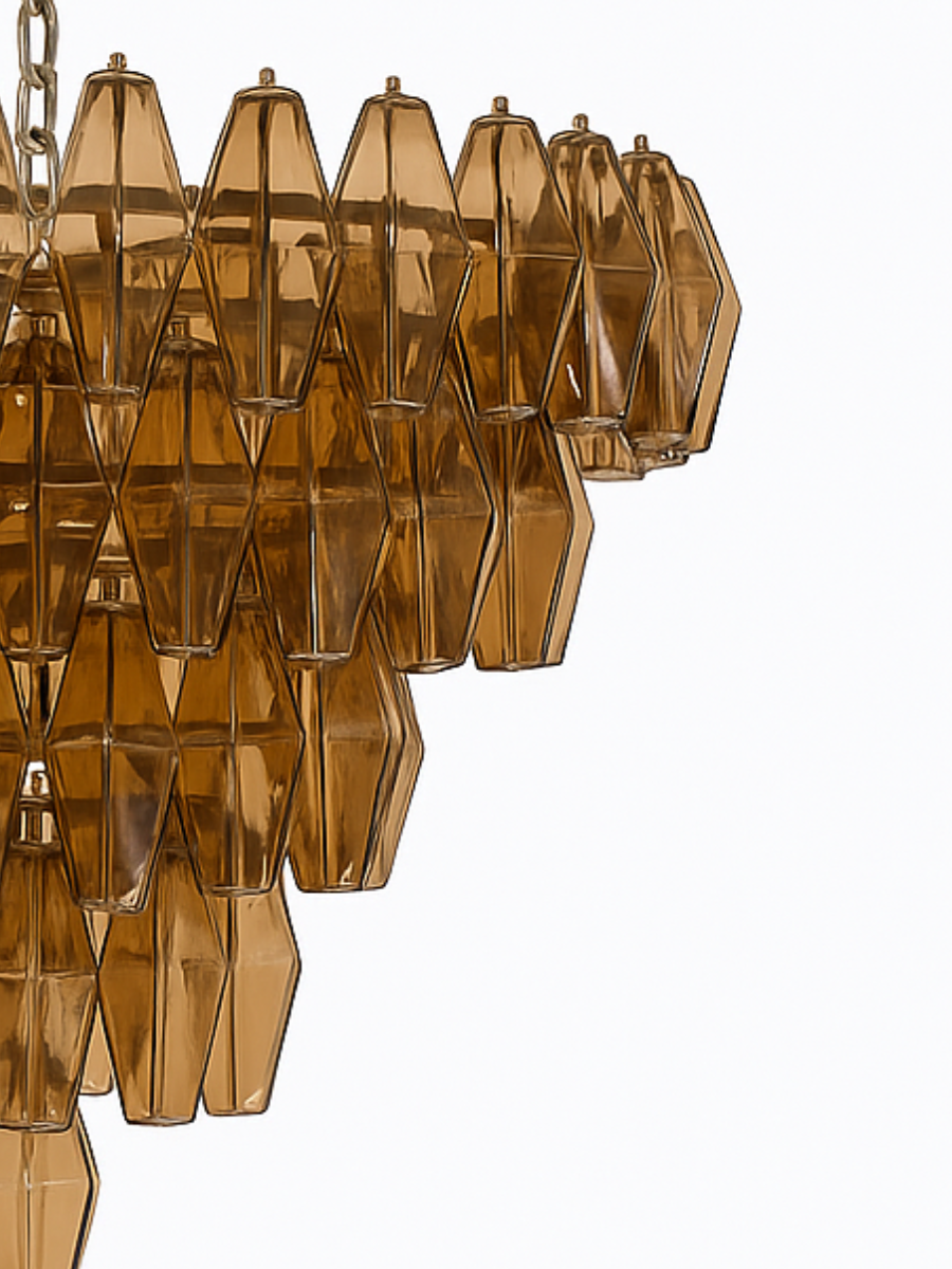 Brown Fiorella Chandelier