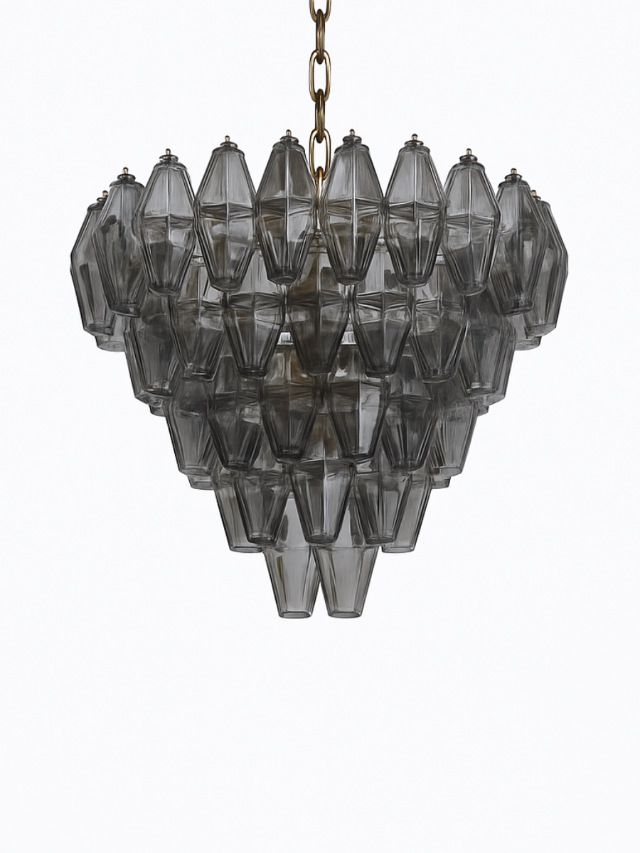 Smoke Fiorella Chandelier