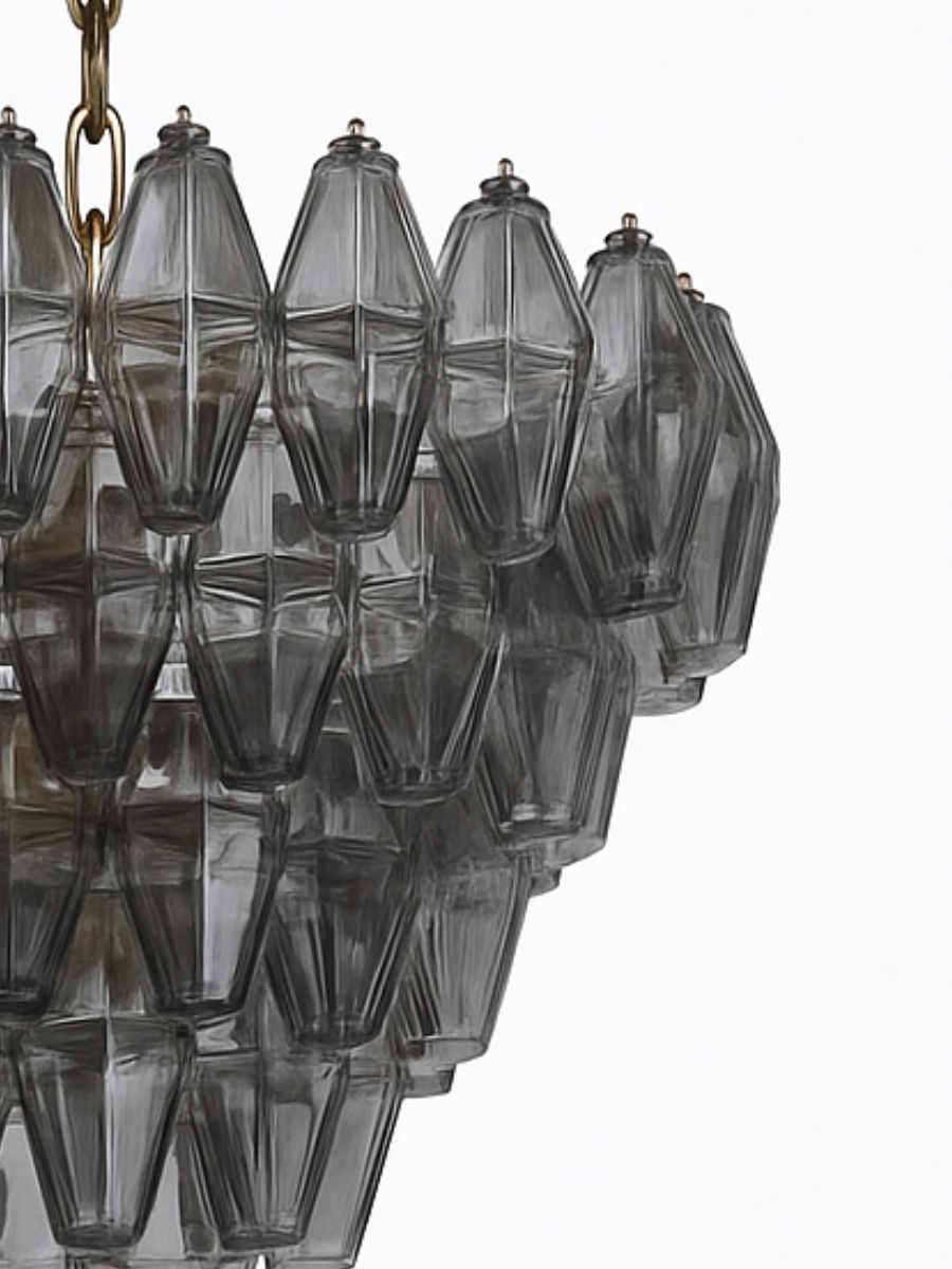Smoke Fiorella Chandelier