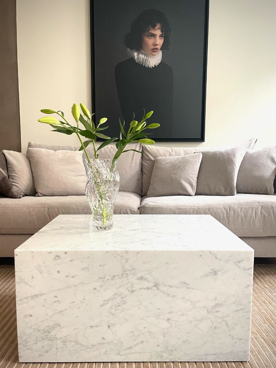 Block Marble Coffee Table