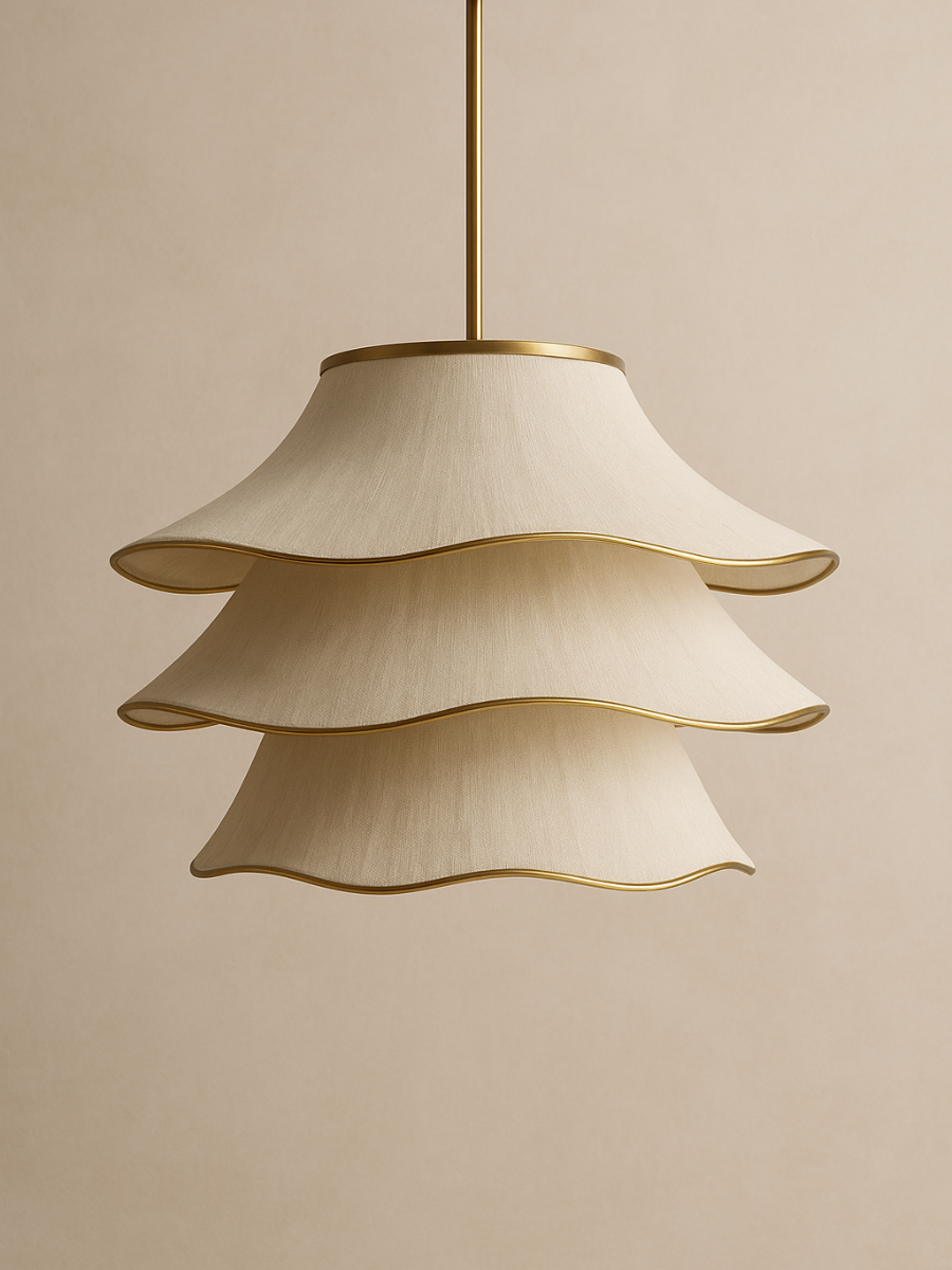Lumière Linen Chandelier