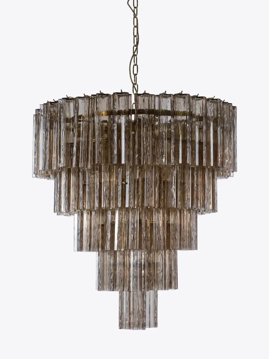 Smoke Luce 5-layer Chandelier