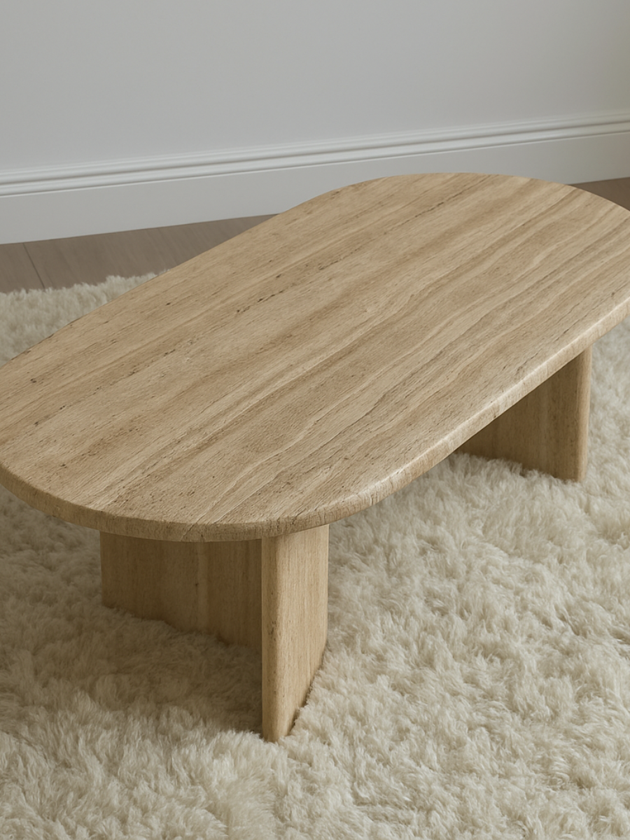Numa Travertine Marble Coffeetable
