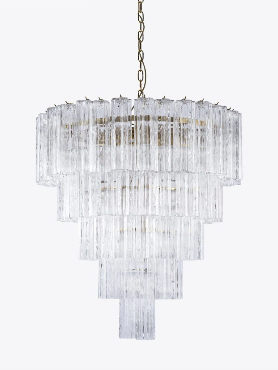 Clear Palermo 5-layer Chandelier
