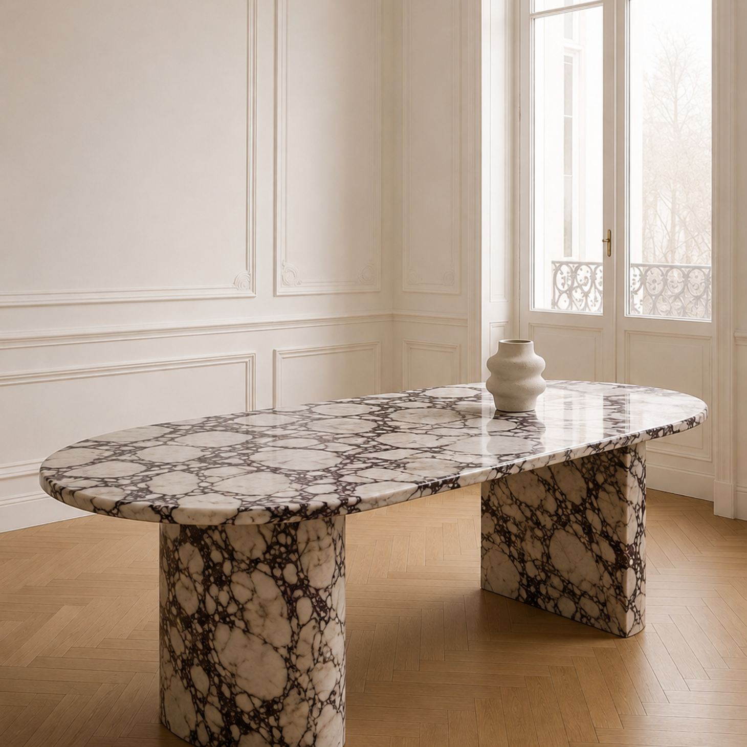 Rachel Diningtable Calacatta Viola