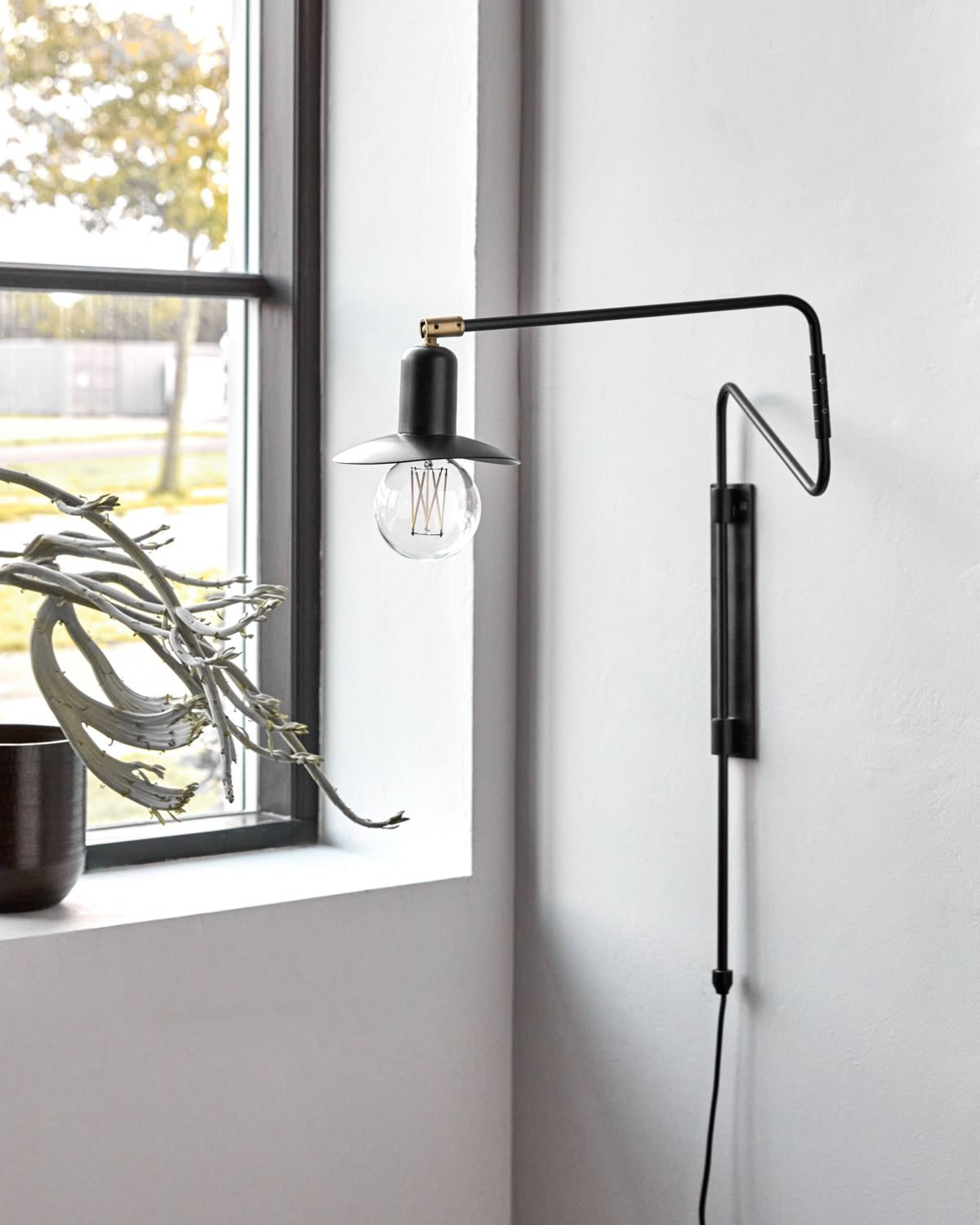Vegglampe HDSwing Svart