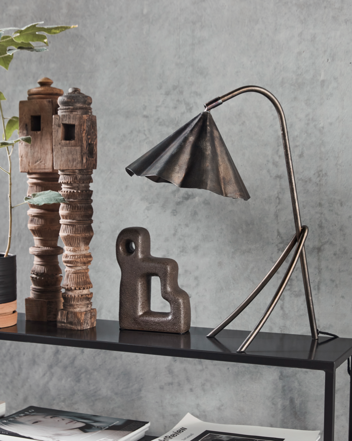 Bordlampe HDFlola Antikk Brun
