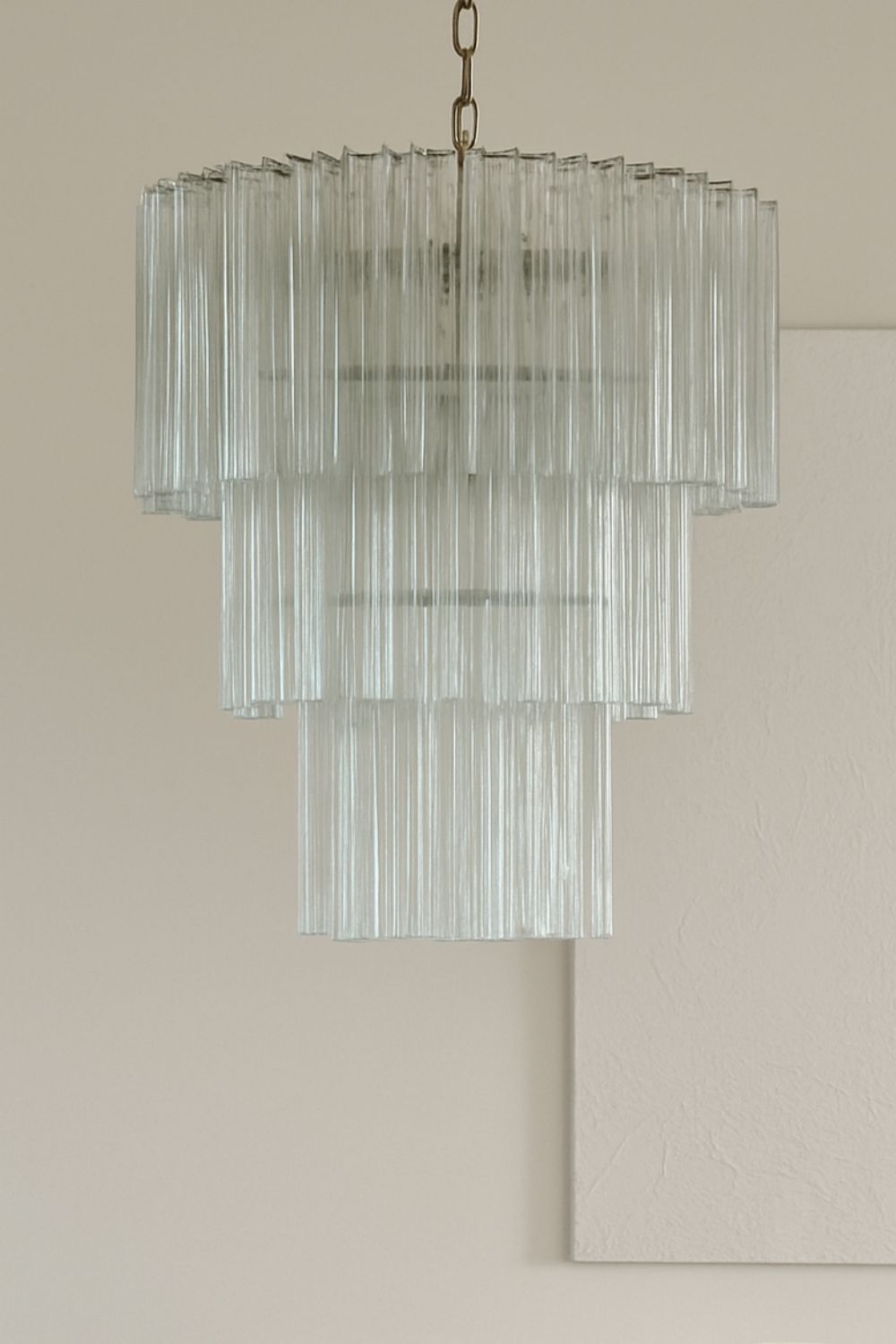 Clear Luce 3-layer Chandelier