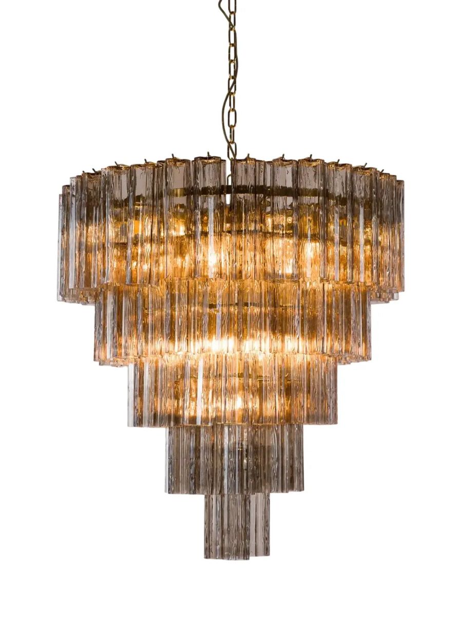 Smoke Luce 5-layer Chandelier