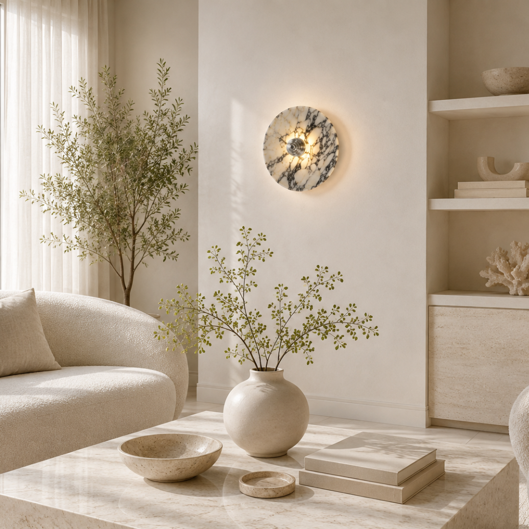 Solis Marble Wall Sconce