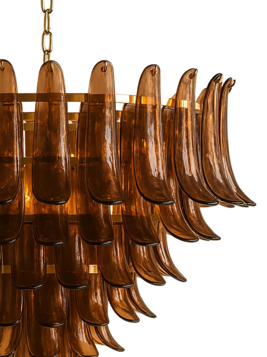 Coffee Verde Aura Chandelier