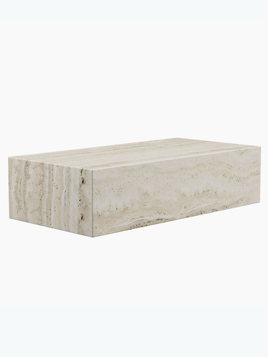Plinth Marble Coffee Table