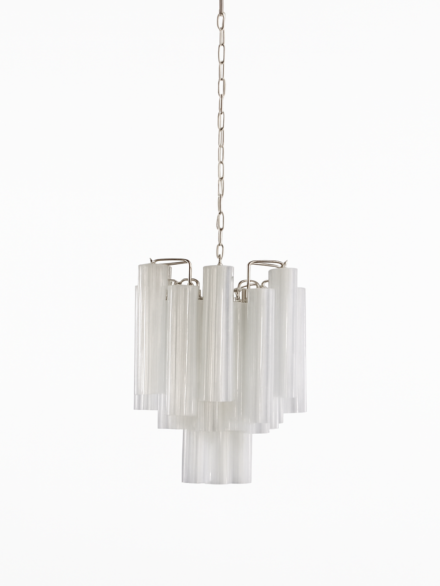White Luce 20 Chandelier