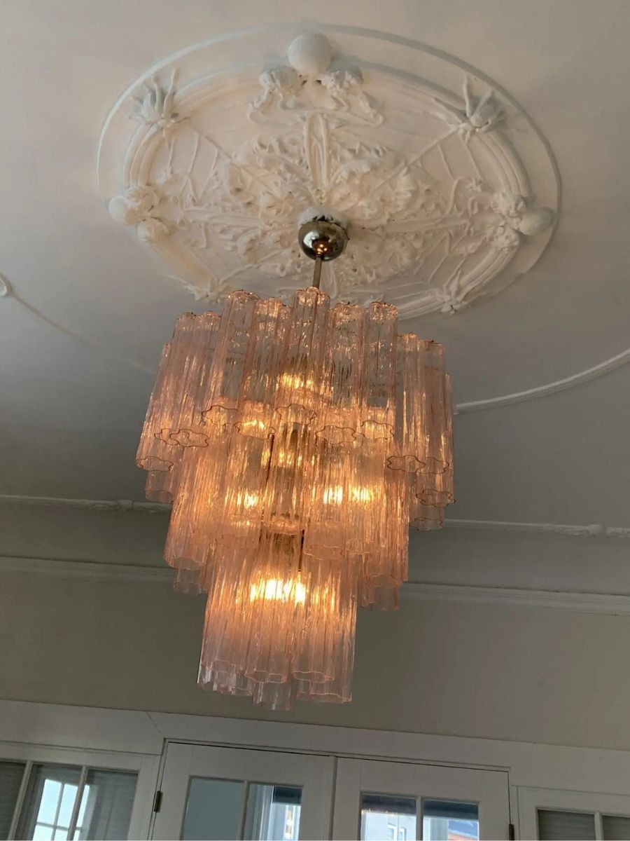 Pink Luce 3-layer Chandelier