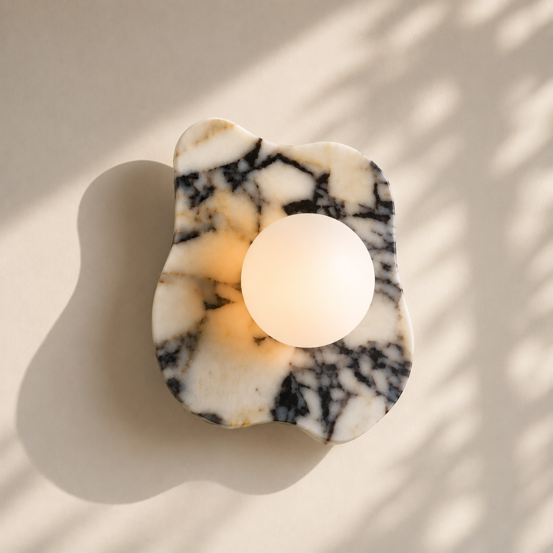 Alba Marble Wall Scones