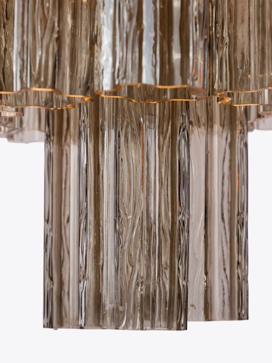 Smoke Luce 4-layer Chandelier