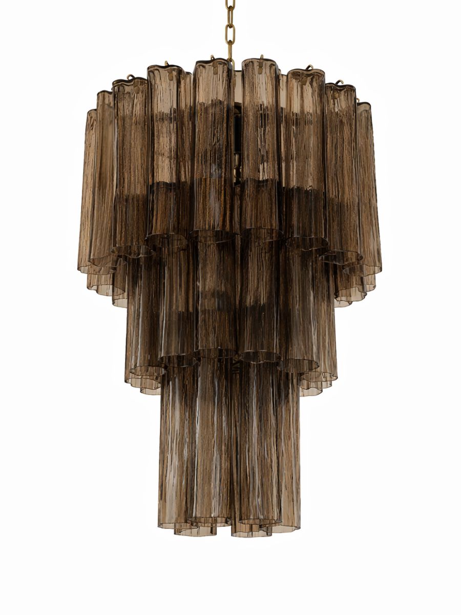 Brown Luce 3-layer Chandelier