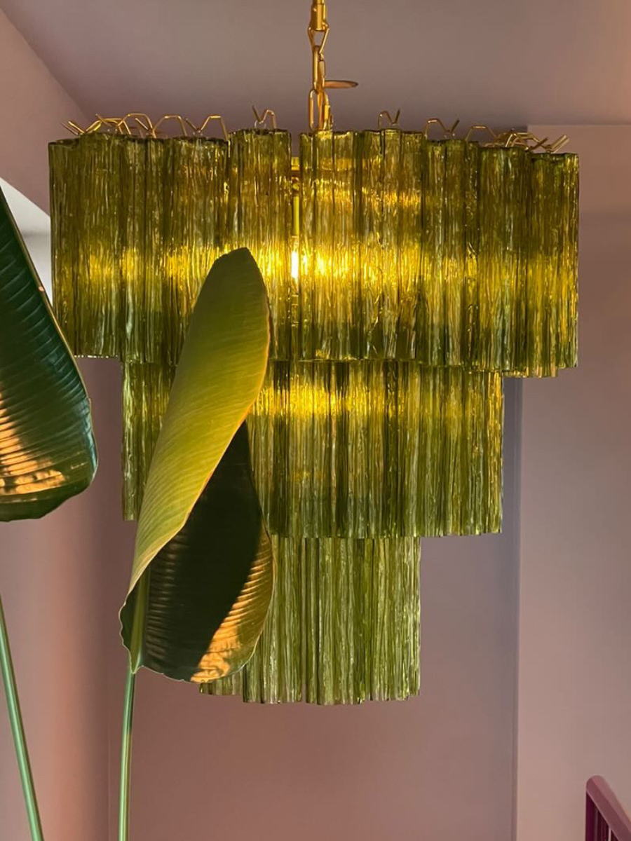 Green Luce 3-layer Chandelier