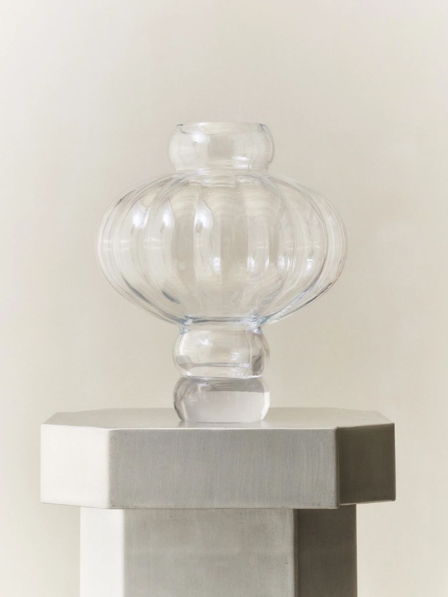 Balloon 03 Vase 40 cm Clear