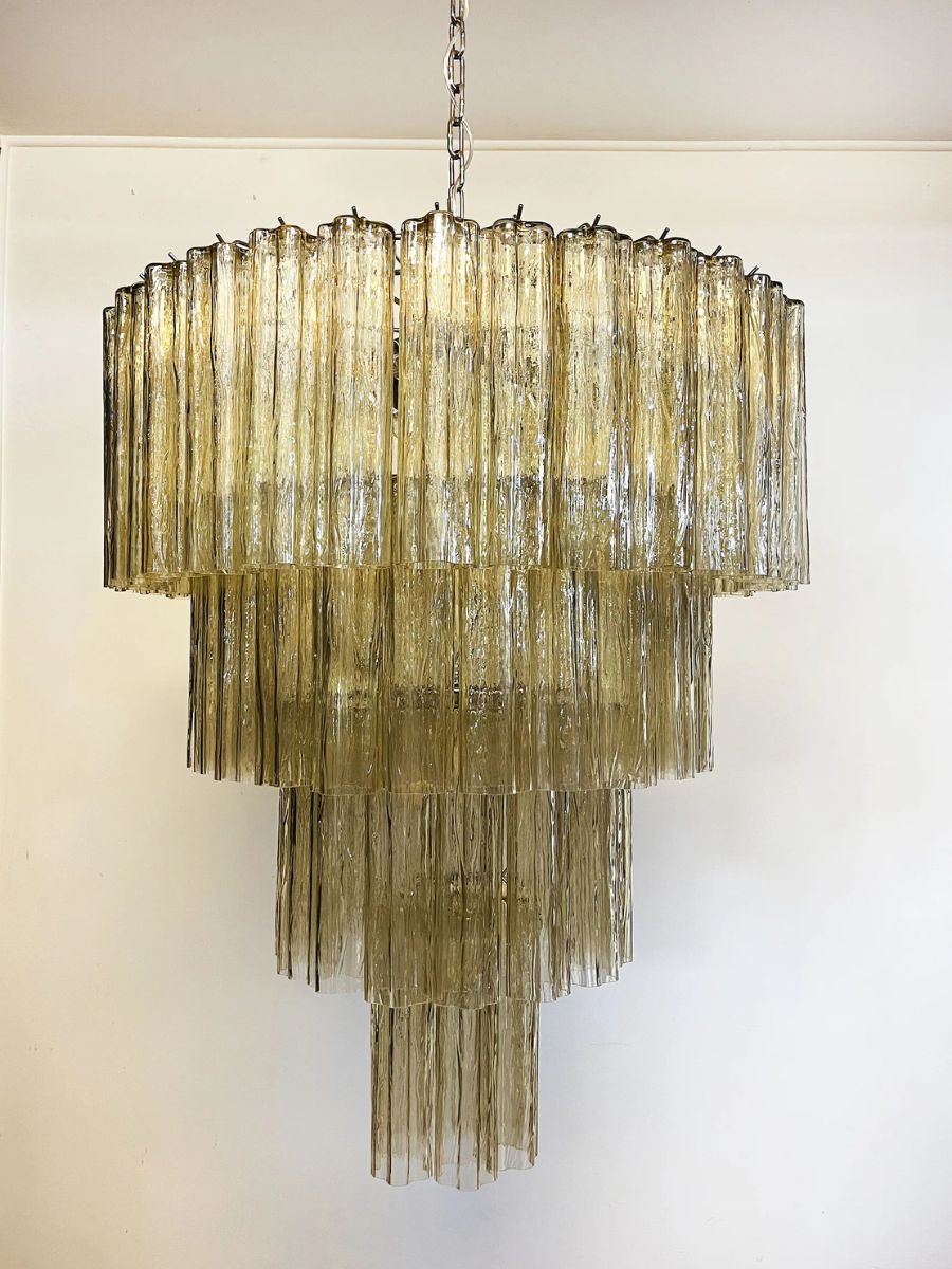 Yellow Luce 4-layer Chandelier