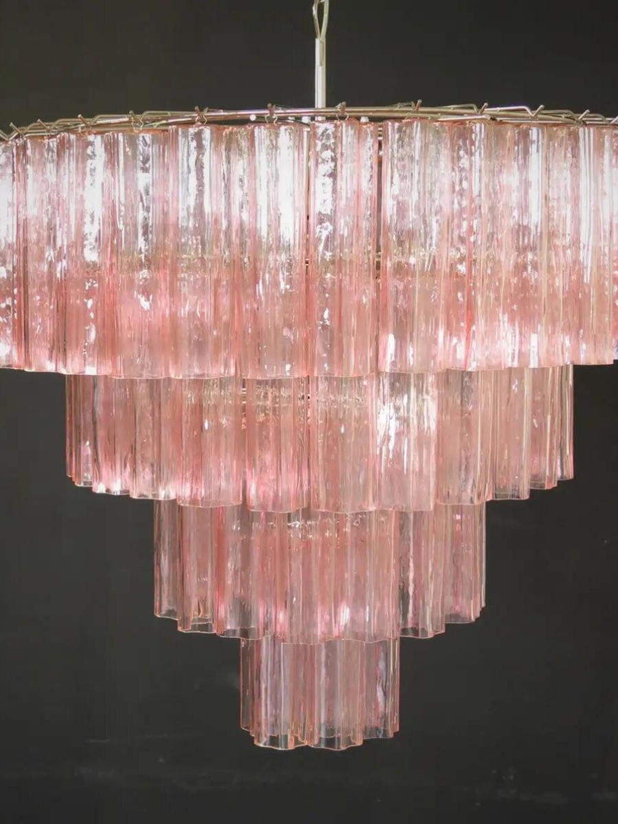 Pink Luce 4-layer Chandelier