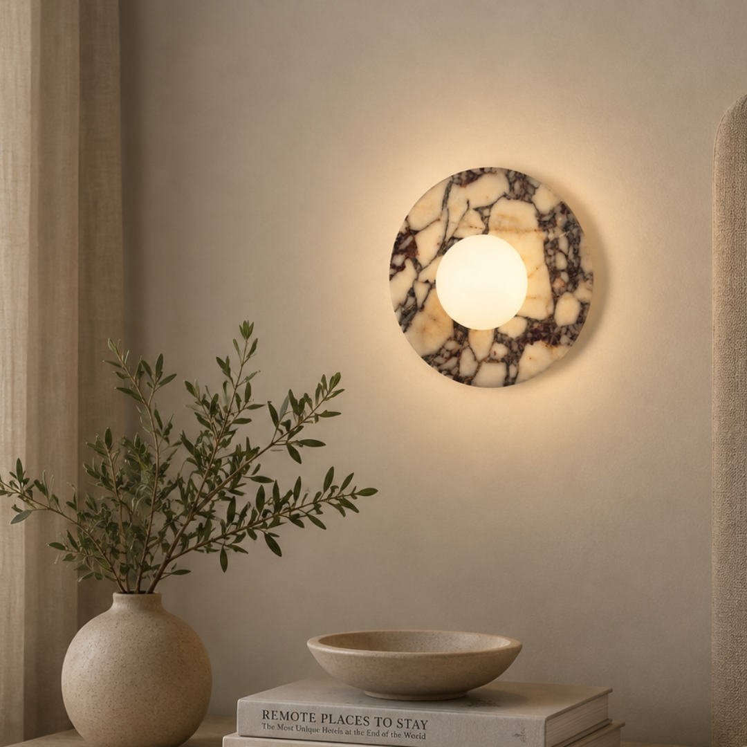Halo Marble Wall Sconces