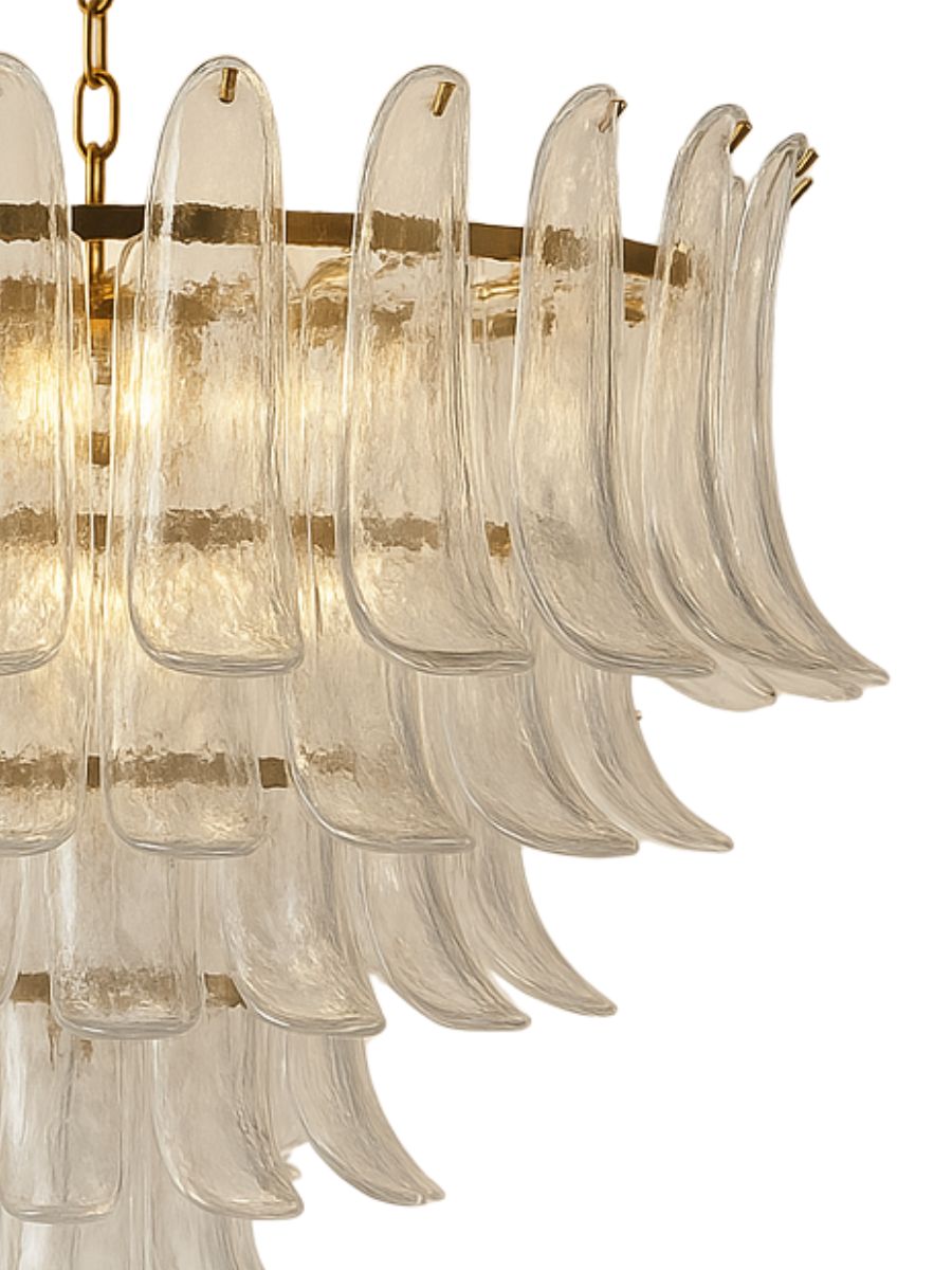 Clear Verde Aura Chandelier