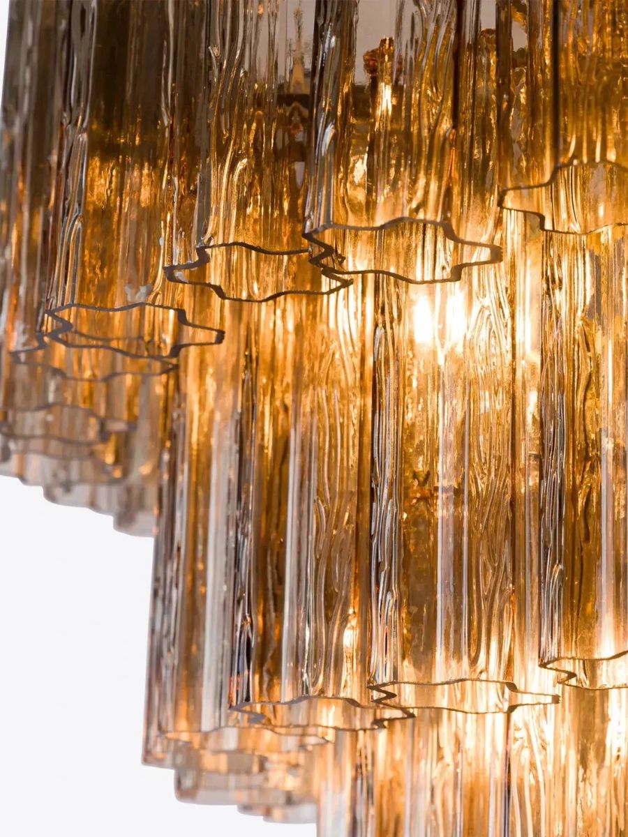 Smoke Luce 4-layer Chandelier