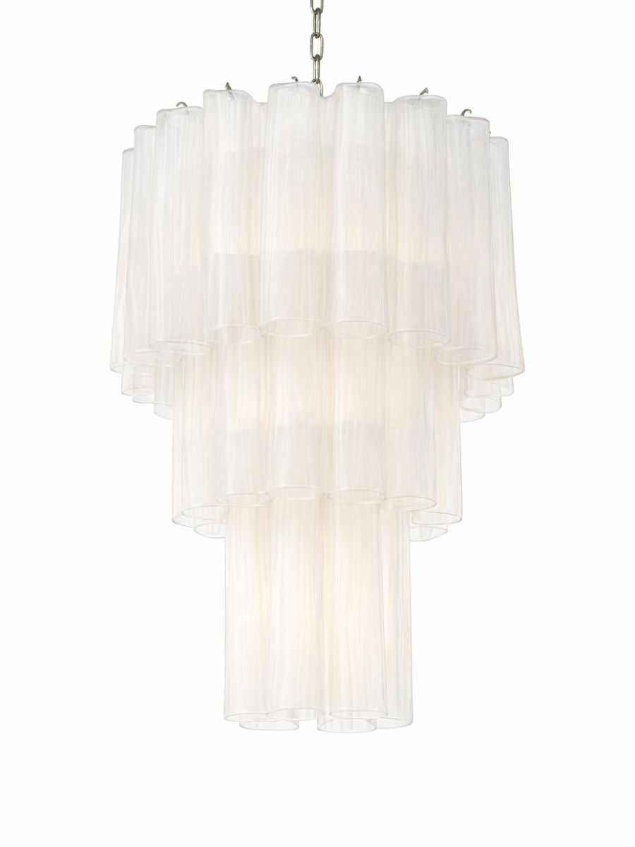 White Luce 3-layer Chandelier