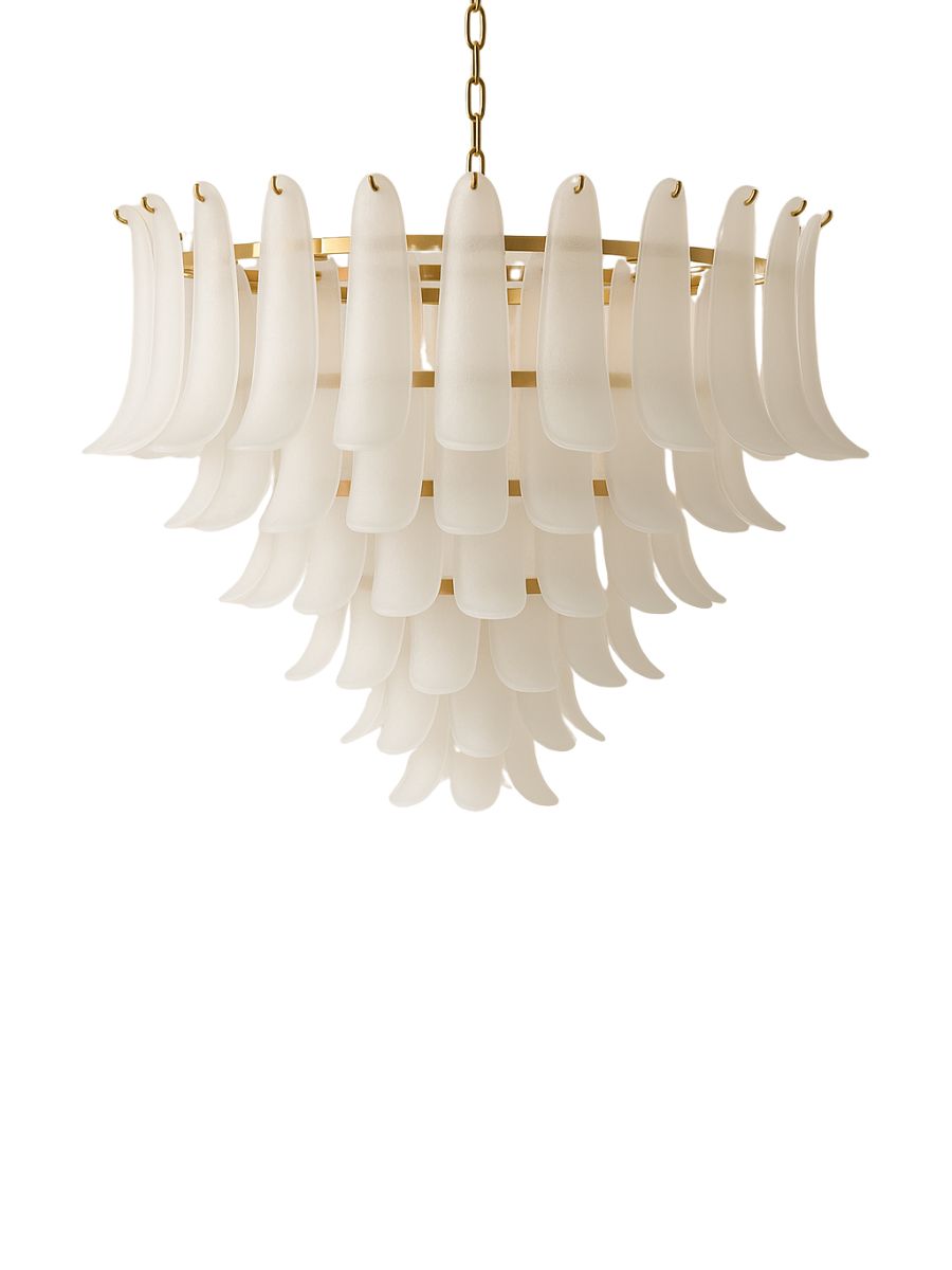 White Verde Aura Chandelier