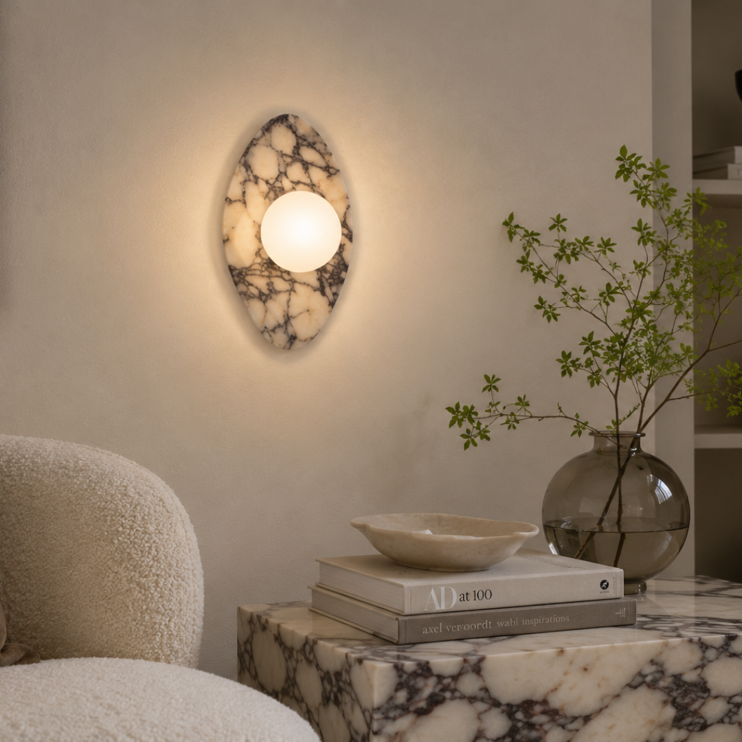 Sora Marble Wall Sconces