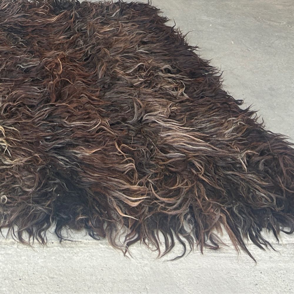 Espresso Fluffy Rug