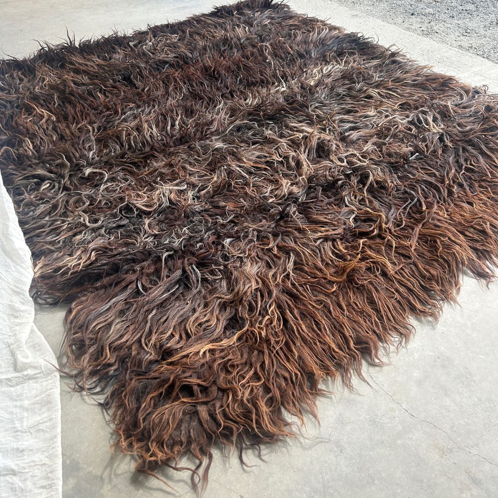Espresso Fluffy Rug