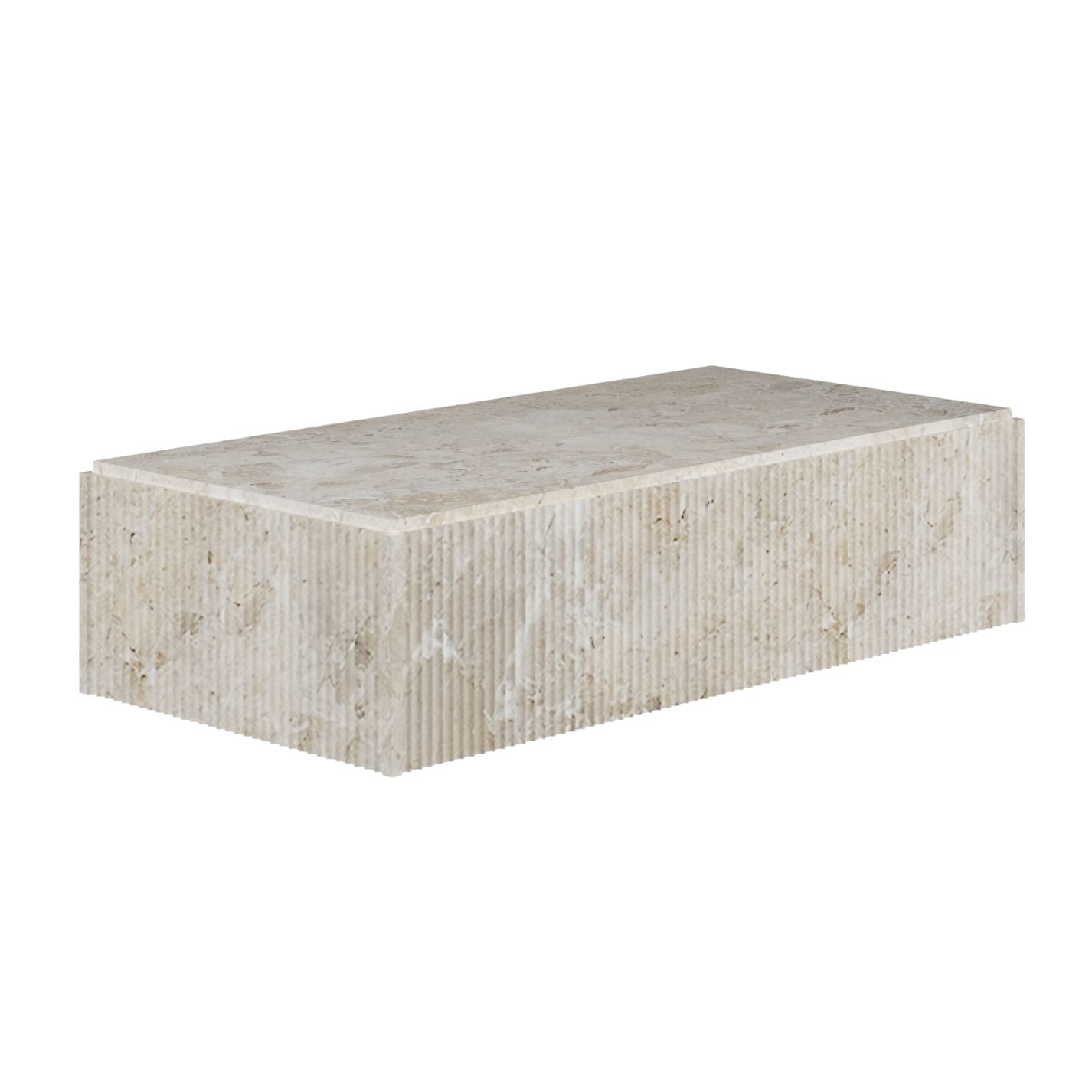 Flute Marble Coffee Table