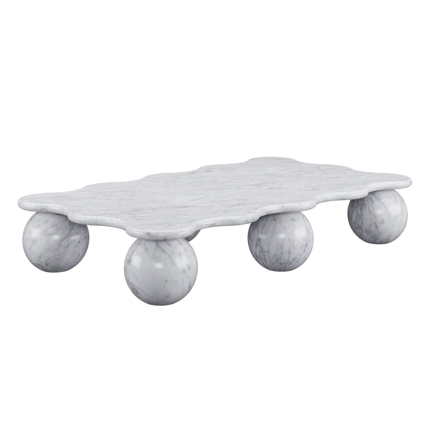 Orbita Rectangle Marble Coffee Table