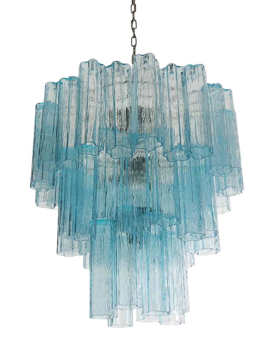 Blue Luce 3-layer Chandelier