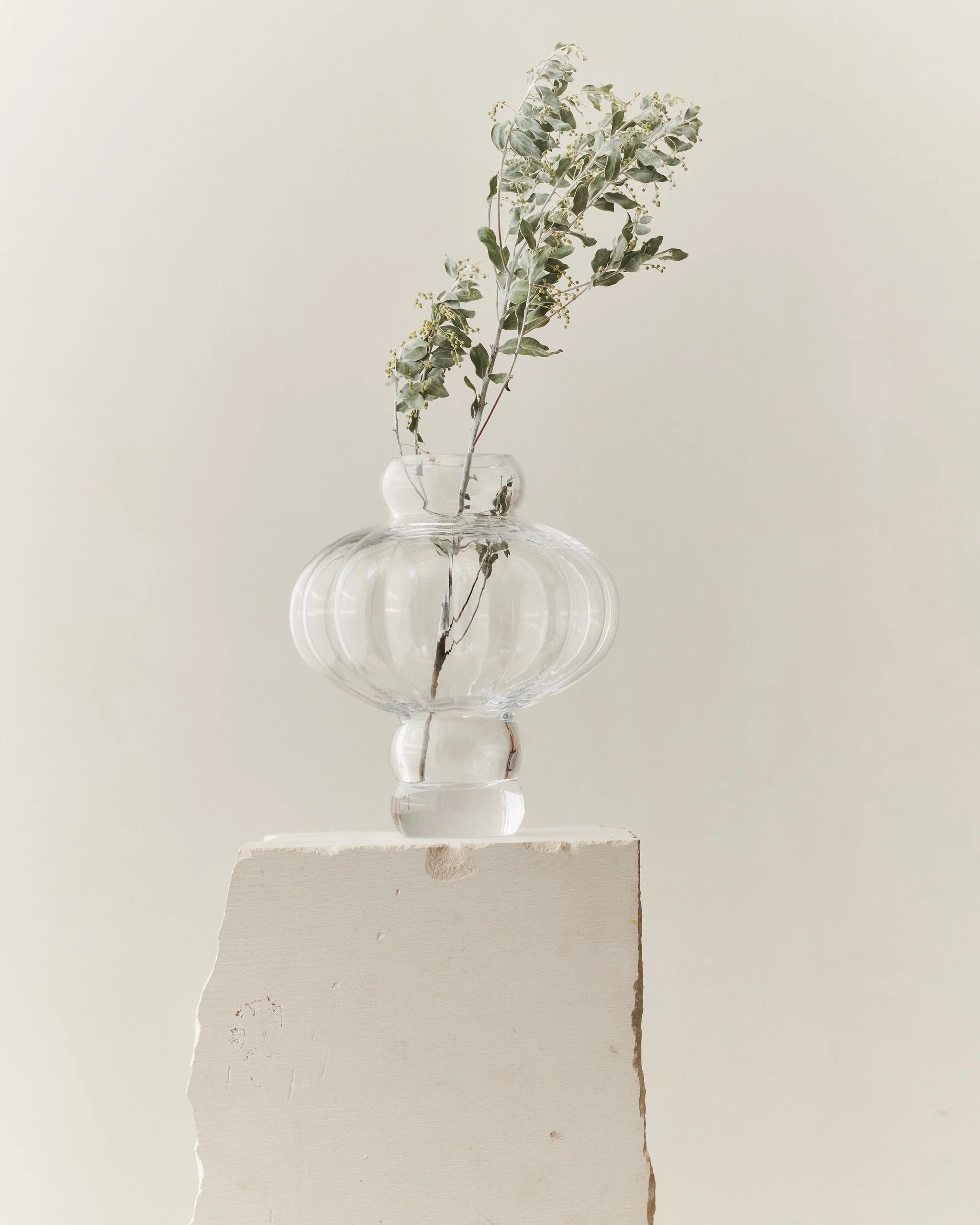 Balloon Vase 08 30cm Clear
