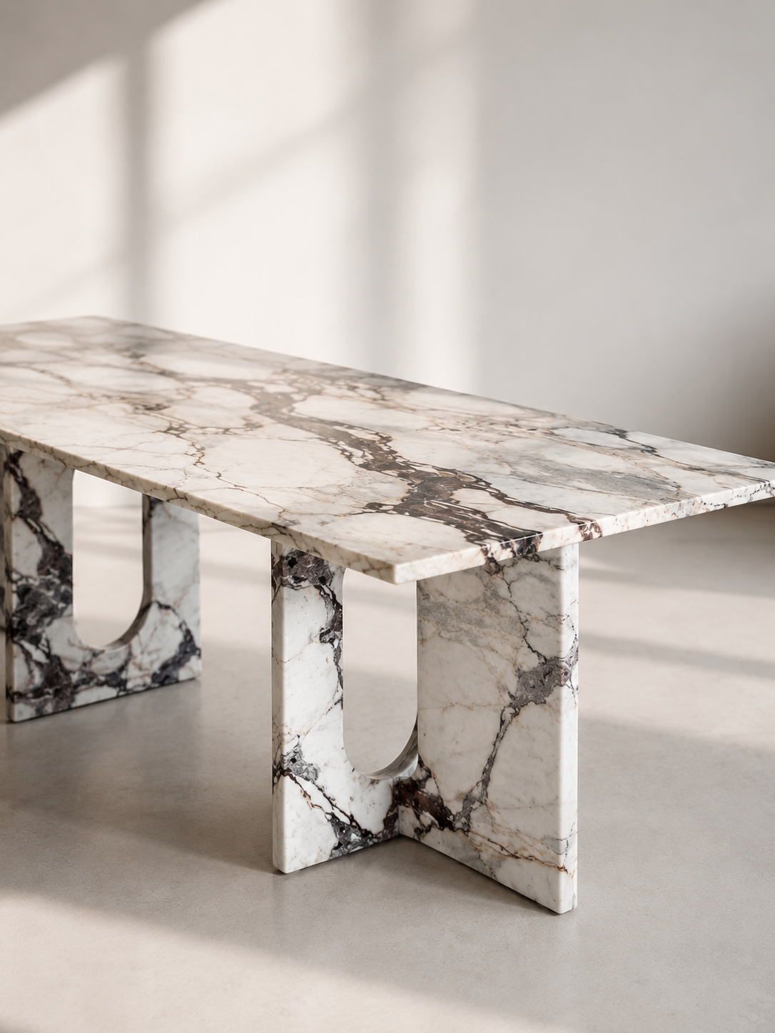 Arco Coffee Table – Calacatta Rosso