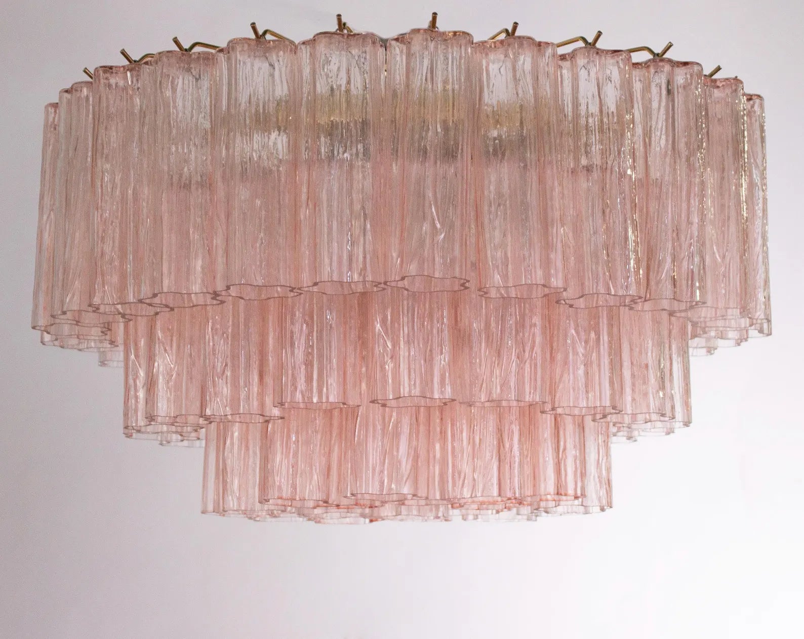 Murano Cipria Tronchi Flush Chandelier Ø70