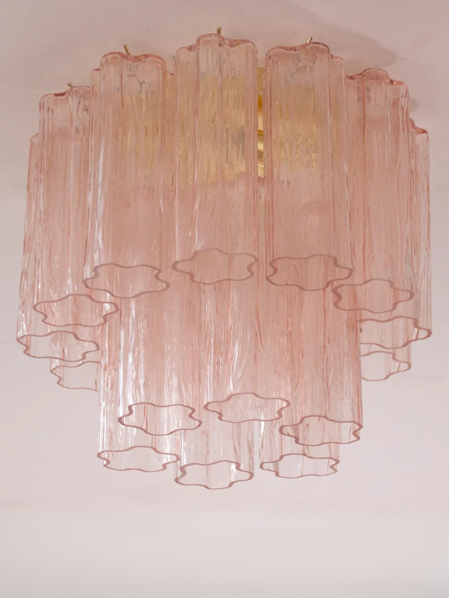 Murano Light Pink Tronchi Taklampe