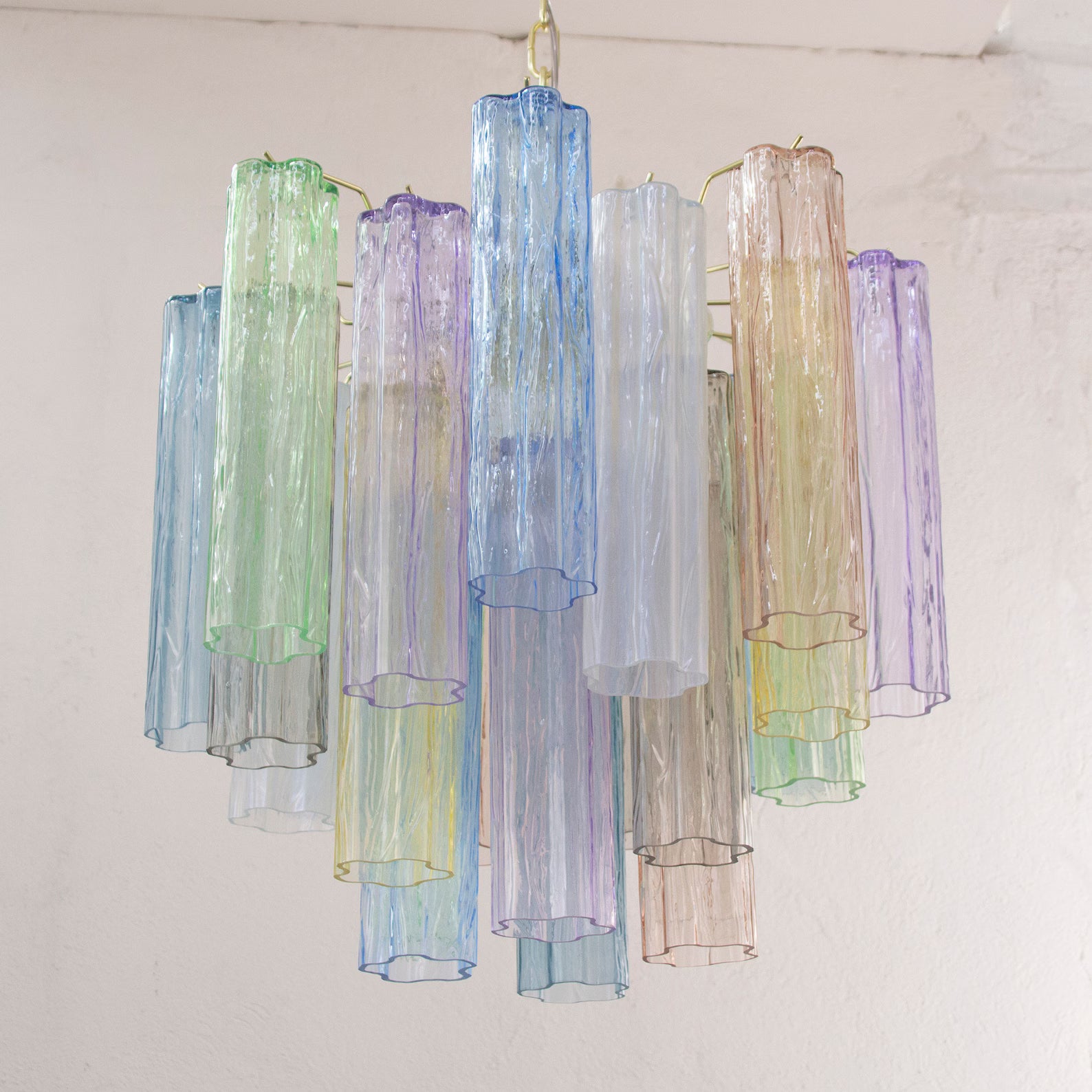 Murano Multicolor Tronchi Chandelier Ø53 - 24 Tubes
