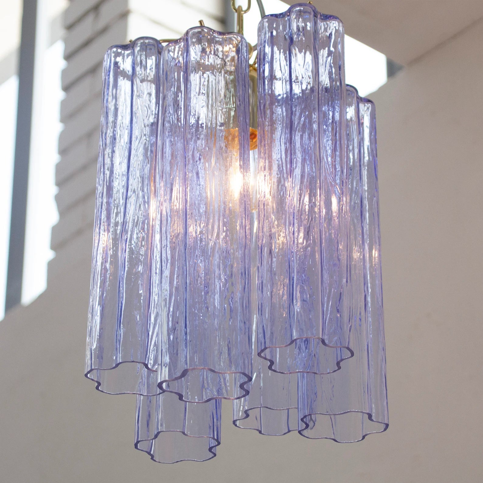 Murano Pagliesco Tronchi Chandelier Ø24 - 6 Tubes
