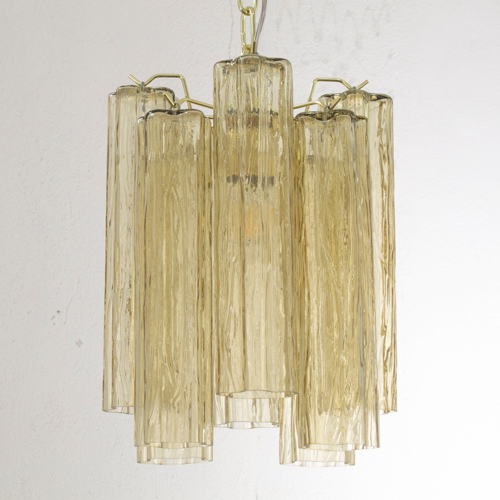 Murano Pagliesco Tronchi Chandelier Ø28 - 8 Tubes