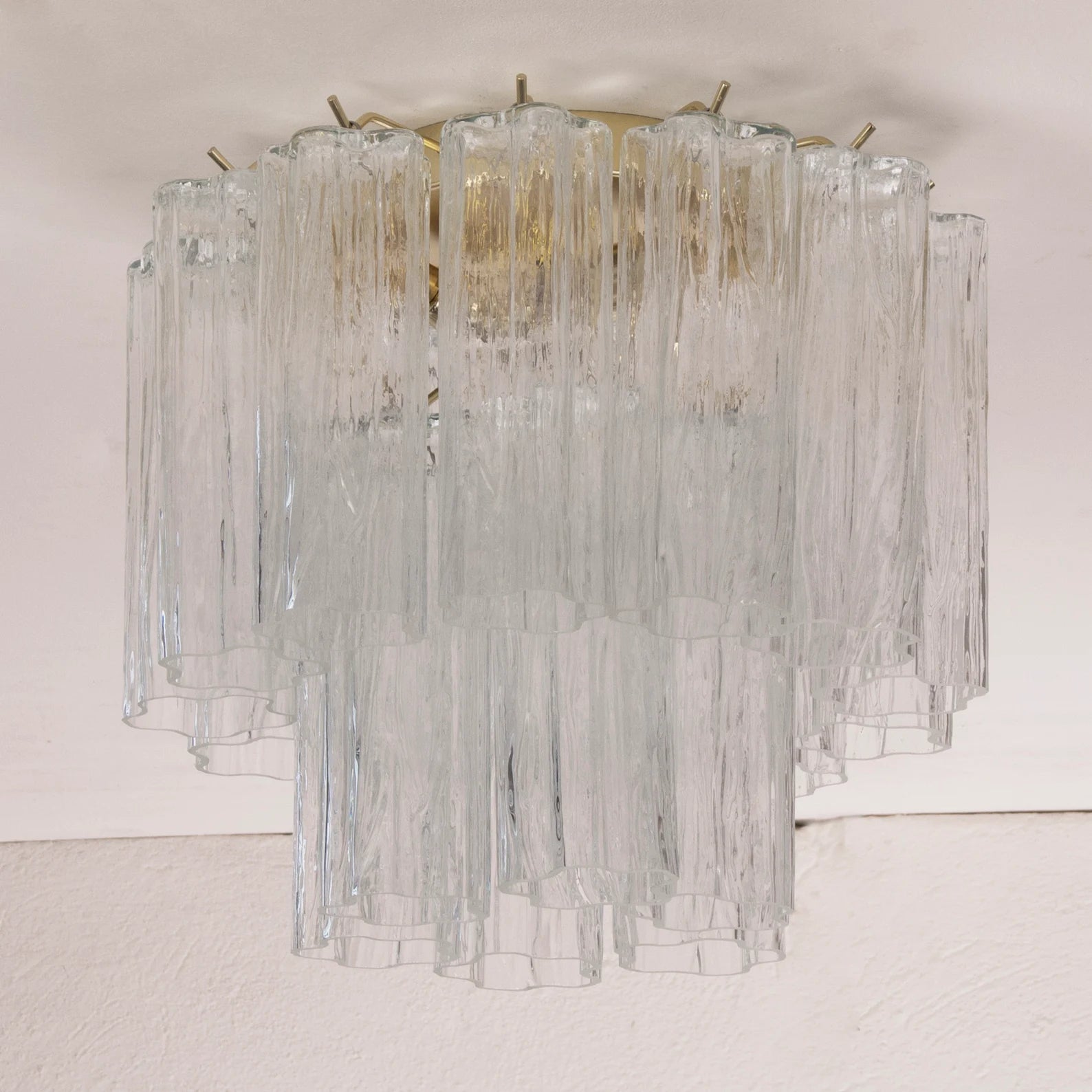 Murano Clear Tronchi Taklampe