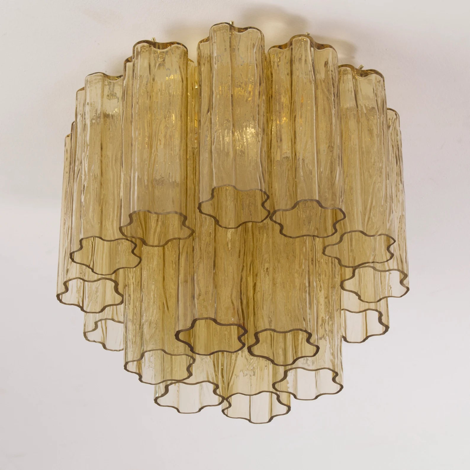 Murano Pagliesco Tronchi Taklampe