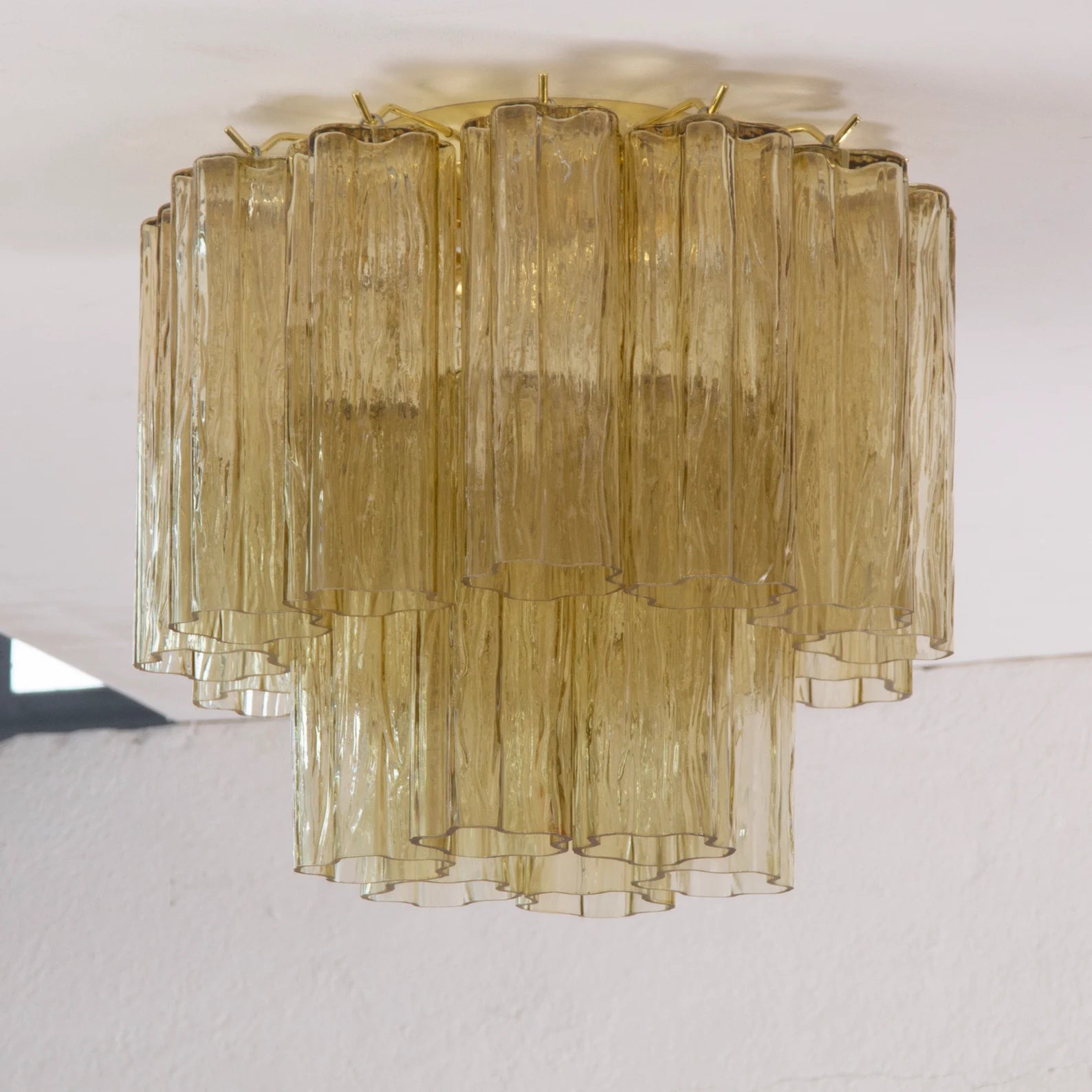 Murano Pagliesco Tronchi Taklampe