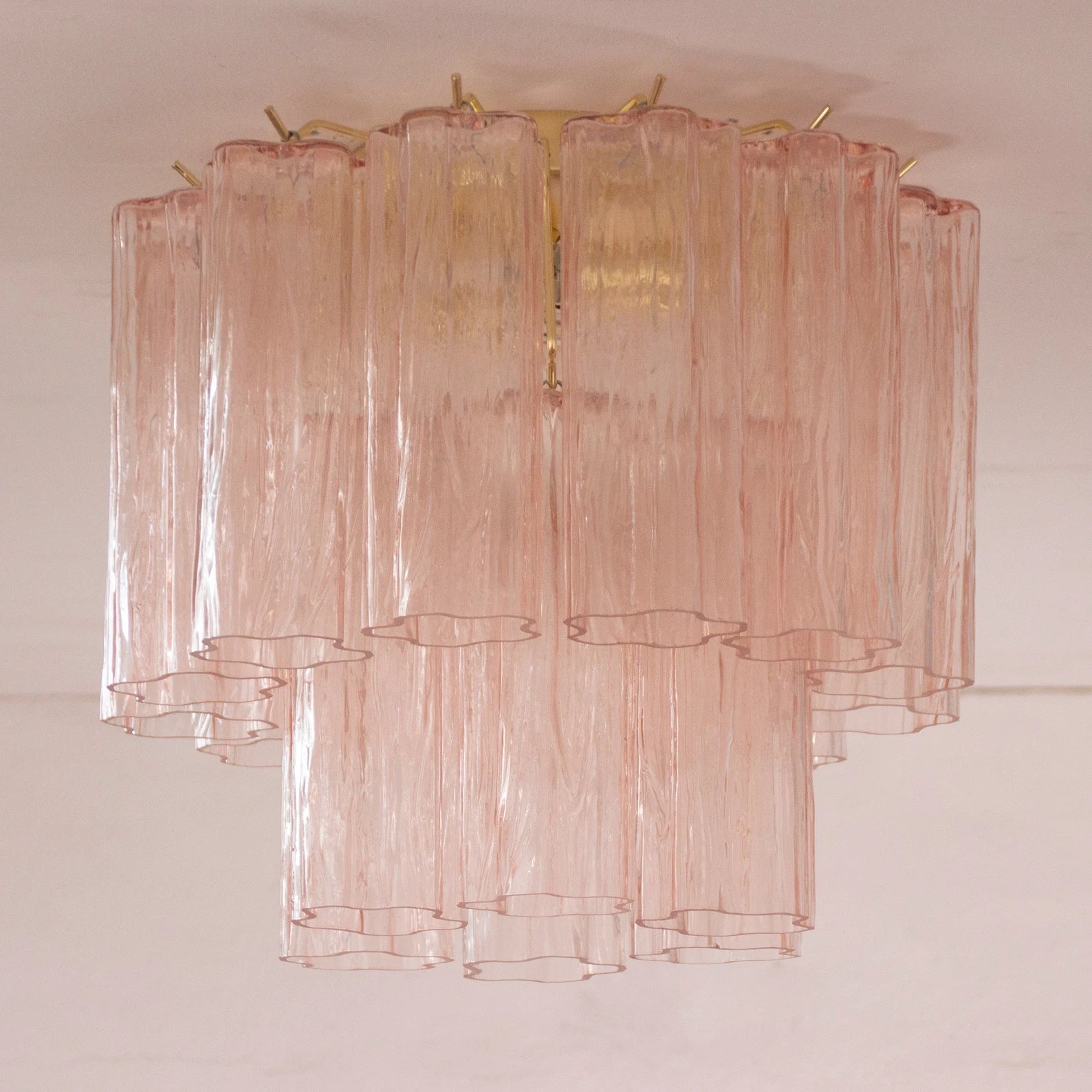 Murano Light Pink Tronchi Taklampe